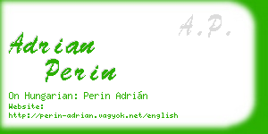 adrian perin business card